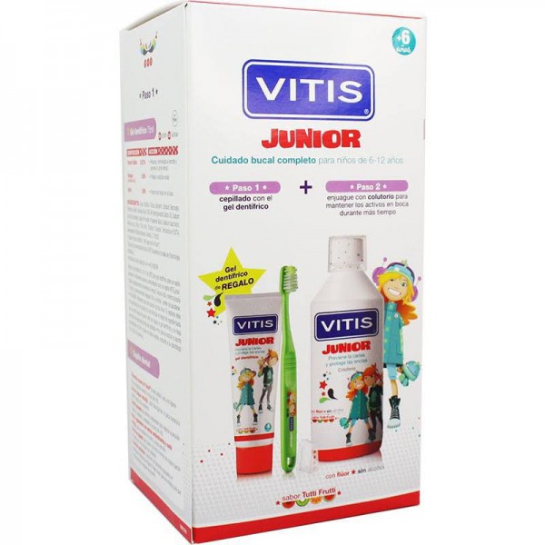 vitis-junior-pack-gel-dentifrico-75ml-colutorio-500ml-cepillo-junior